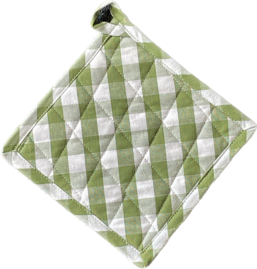 Pot Holder - Buffalo Green Check