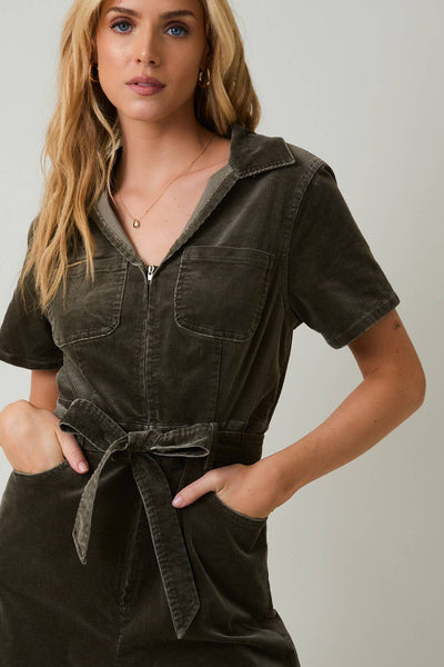Jumpsuit: Olive