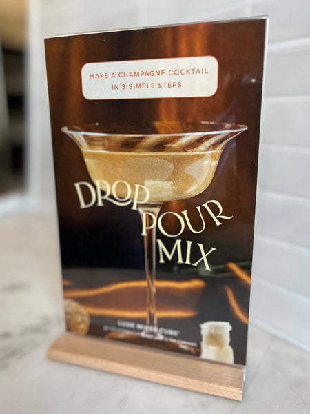 "Steps" Drink Signage: All 3 Steps signs