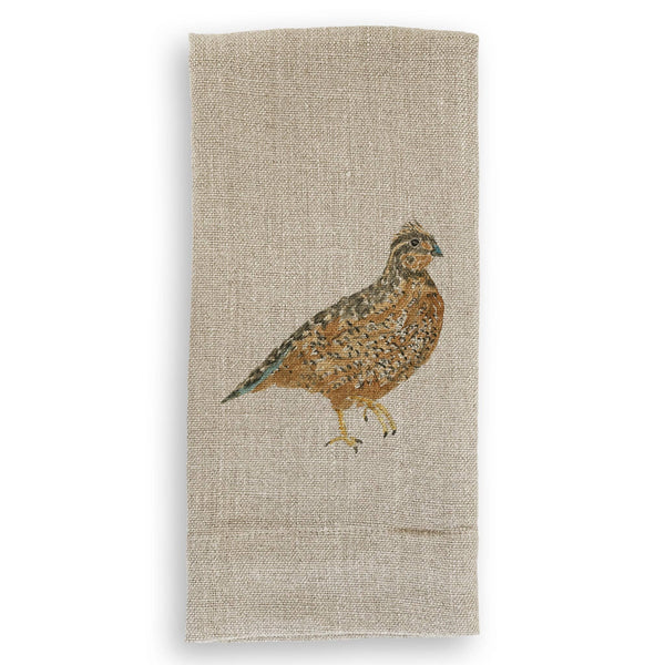 Brown Quail: Dishtowel