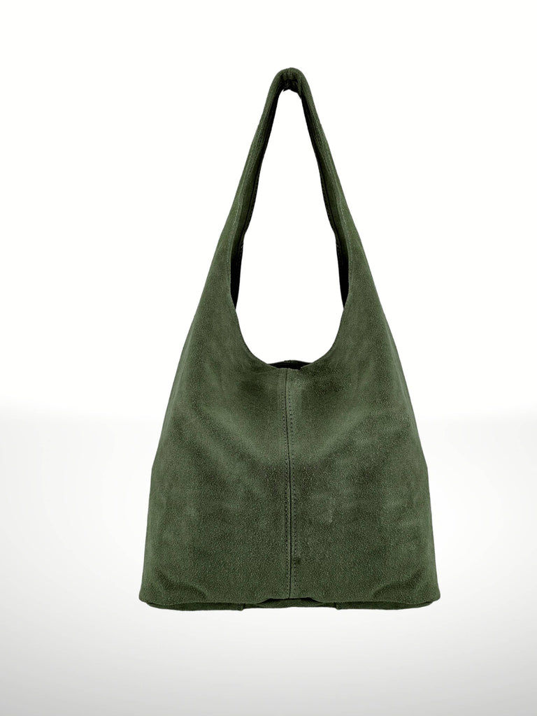 Suede Leather Bag: Leather