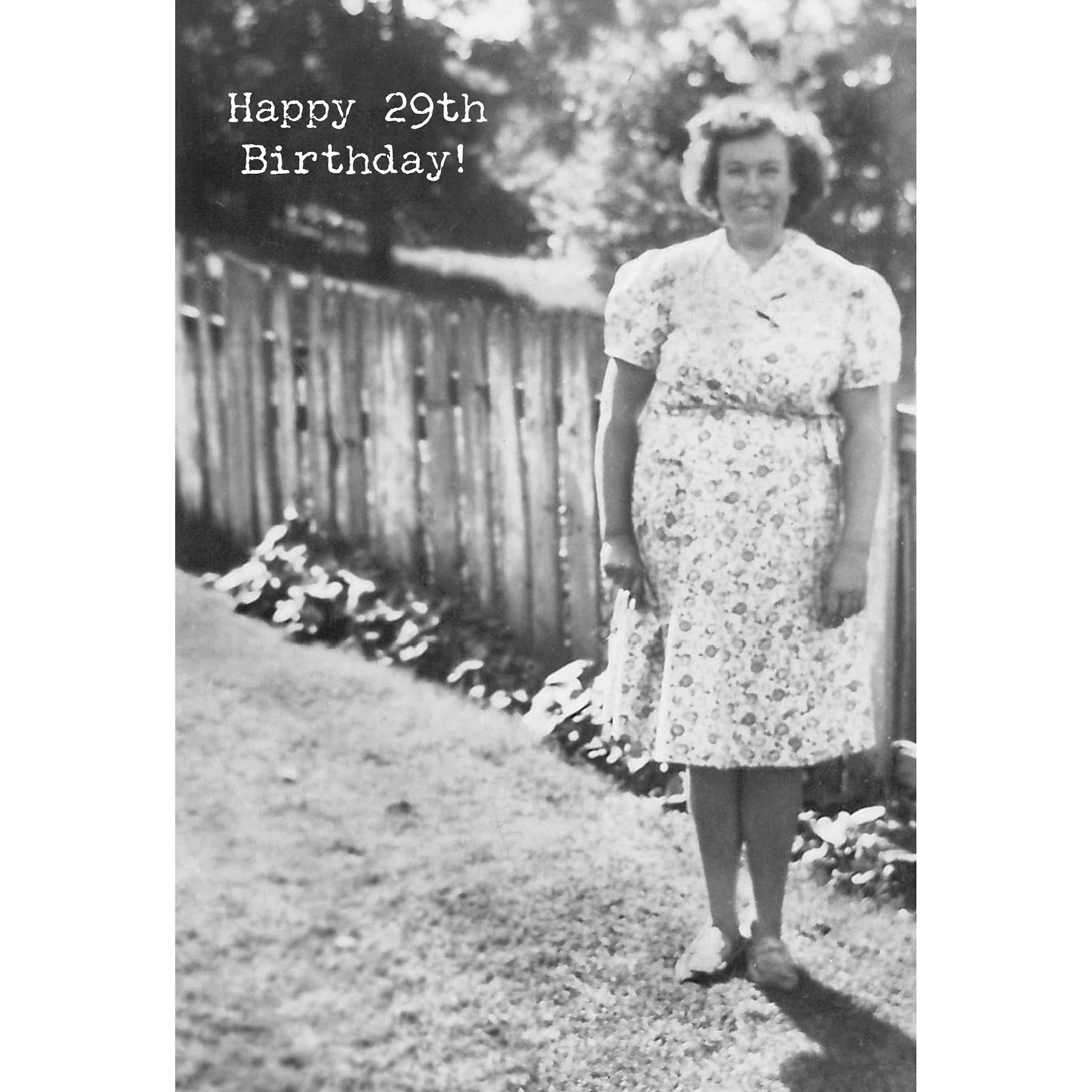 Funny 29th Birthday Card