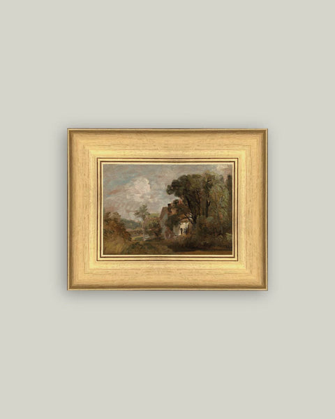 Willy Lott's House Framed Antique Art: 33x25