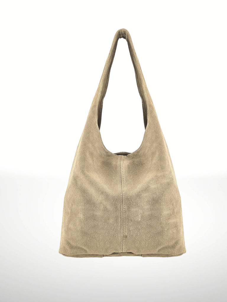Suede Leather Bag: Leather