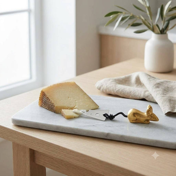 Gold Mouse Cheese knife