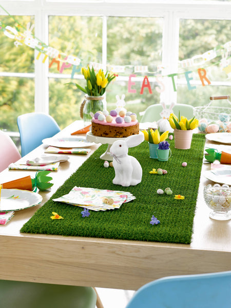 Artificial Grass Table Runner, Easter Décor