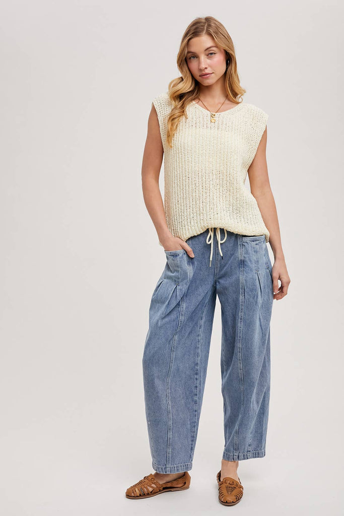 Barrel Jeans - Light Wash