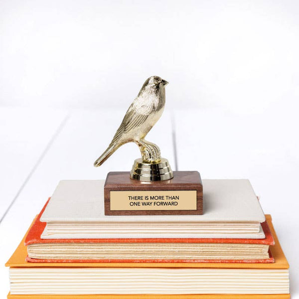 "THERE'S MORE THAN ONE WAY FORWARD" trophy