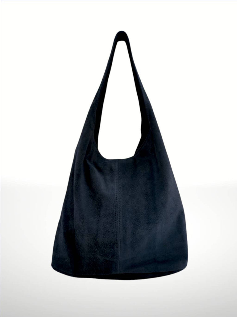 Suede Leather Bag: Leather