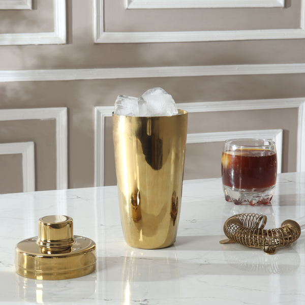 Gold Cocktail Shaker