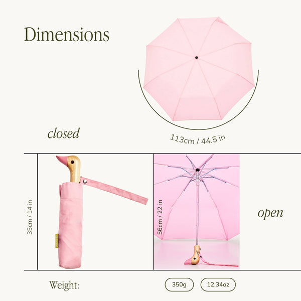 Light Pink Duck Umbrella