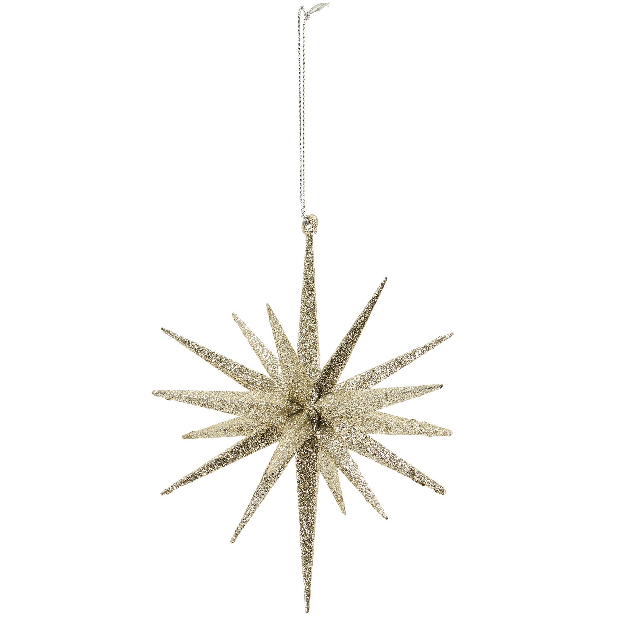 Champagne Star Ornament Lg