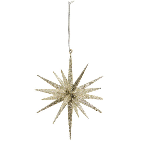 Champagne Star Ornament Lg