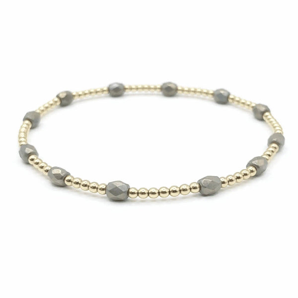 The Key West Bracelet in Gray: 7"