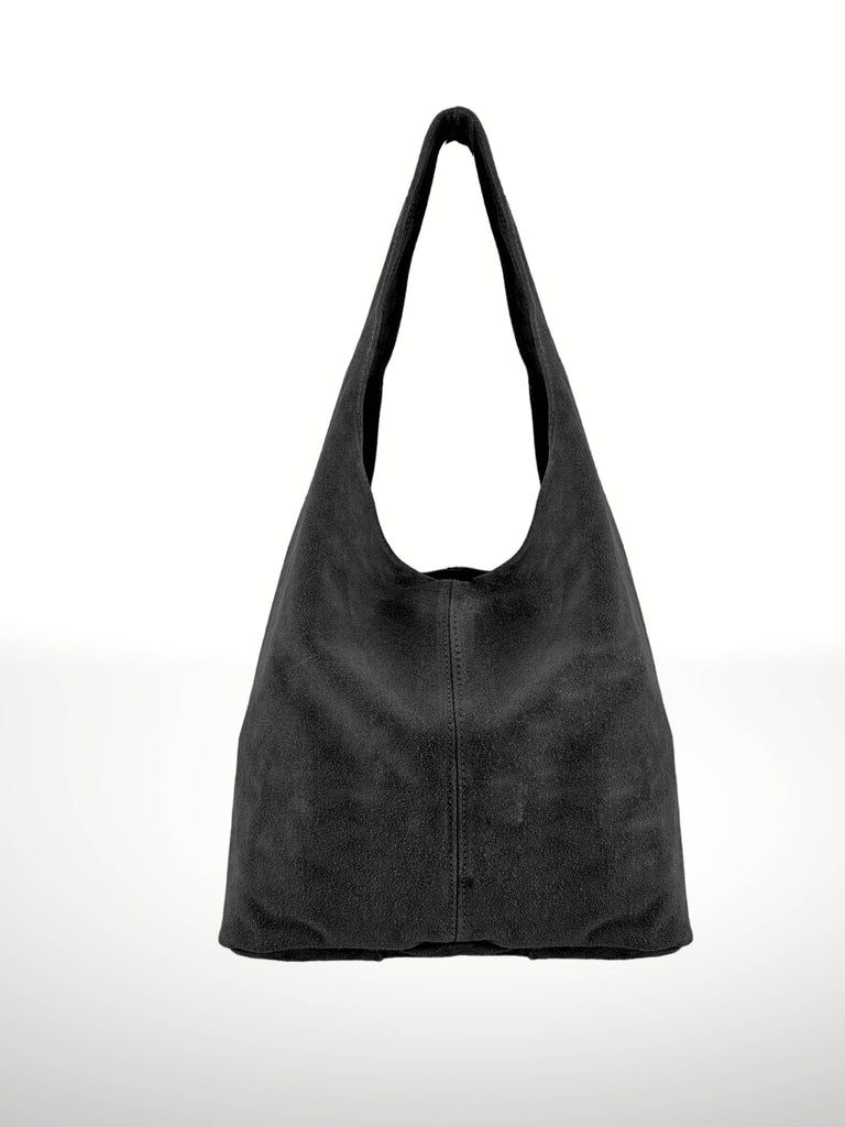 Suede Leather Bag: Leather