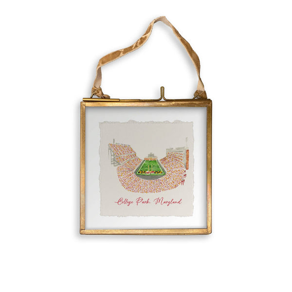University of Maryland Football Stadium Dishtowel / Keep Words / -
