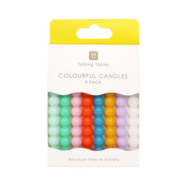 Bobble Birthday Candles - 8 Pack