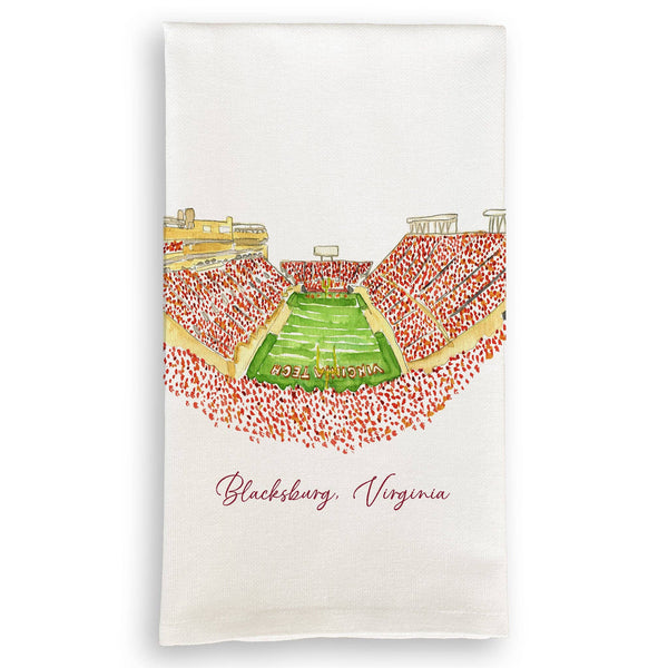 Virginia Tech Football Stadium Dishtowel