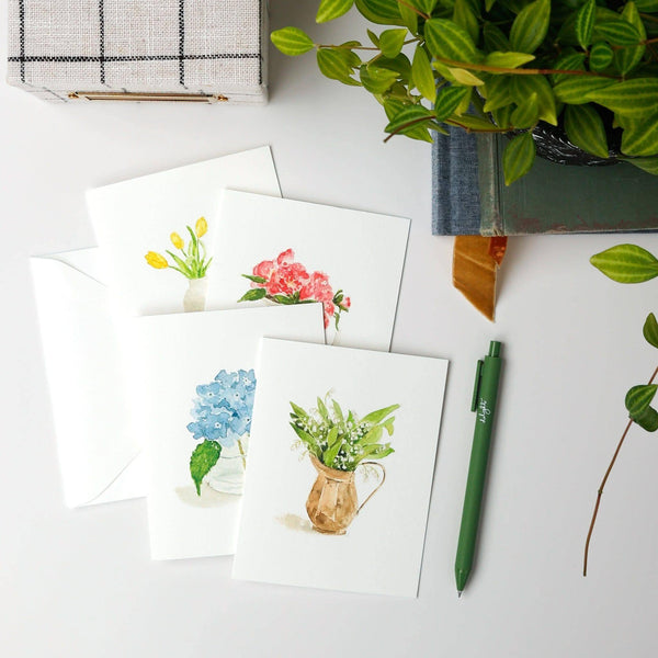 Flower assorted notecard: Set of 8