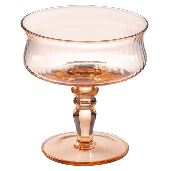 Vintage Coupe Glass: Mint