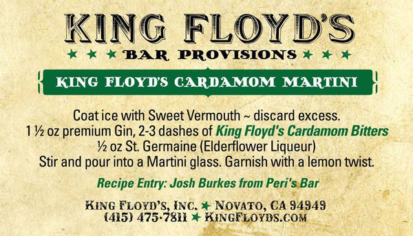 KING FLOYD'S Cardamom Bitters