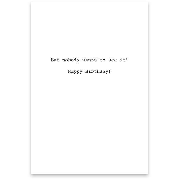 Funny Old Birthday Card