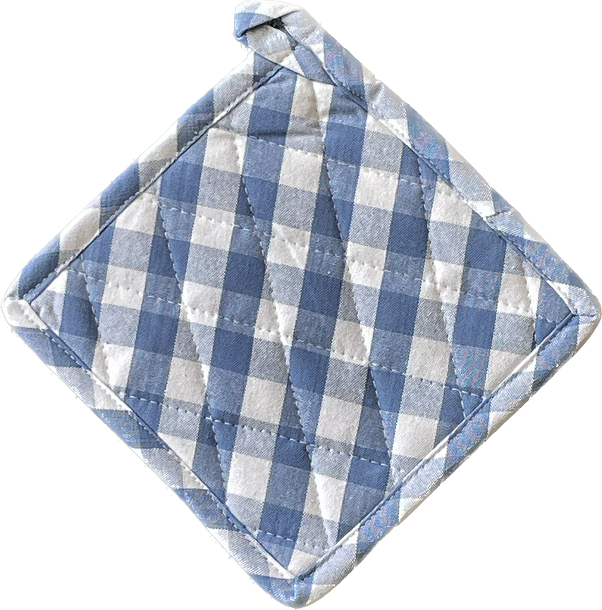 Pot Holder - Buffalo Blue Check