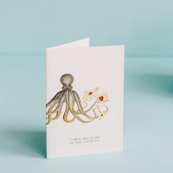 Can't Wait to Put My Arms Around You Greeting Card