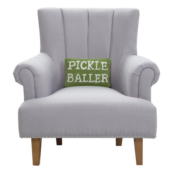 Pickle Baller Hook Pillow