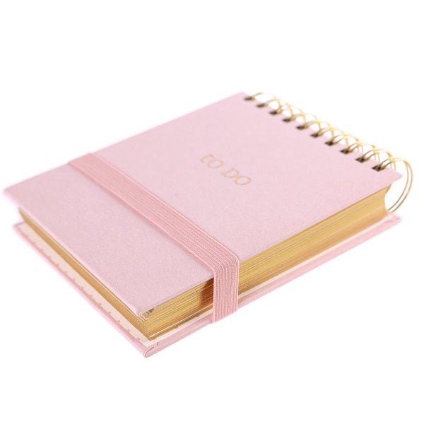 Fabric-Bound Notepad - Blush Pink