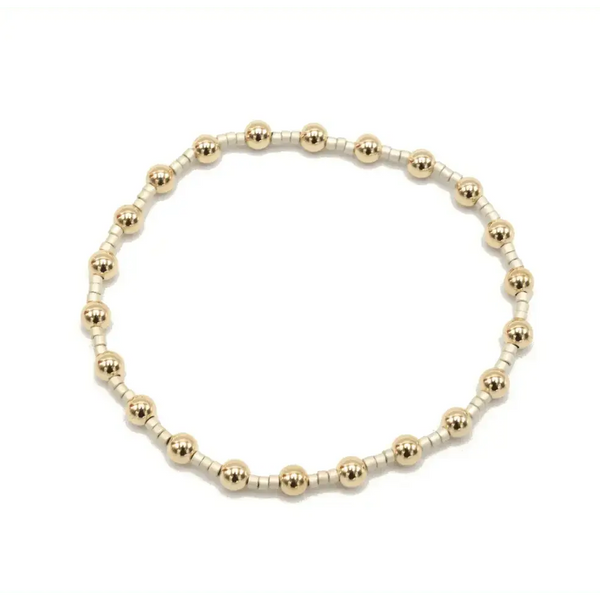 Coastal Champagne Newport Gold Filled Waterproof Bracelet