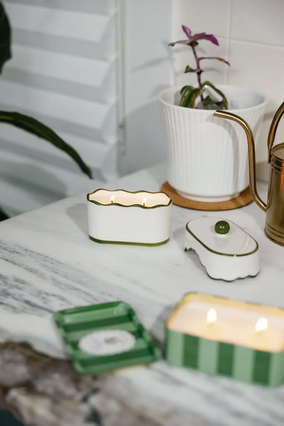 Chérie Ceramic Candle - Smoked Pistachio