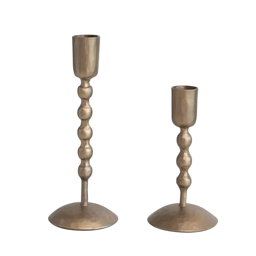 Cast Iron Taper Candle Holders