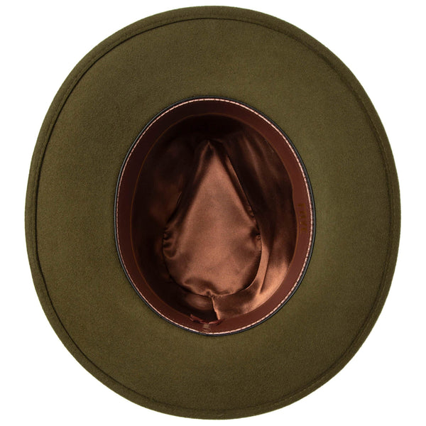 Olive Fedora Hat by Frye