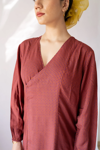 Spice Reverie Midi Dress