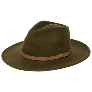Olive Fedora Hat by Frye