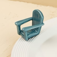 Nora Fleming Mini - Chillin' Chair Blue