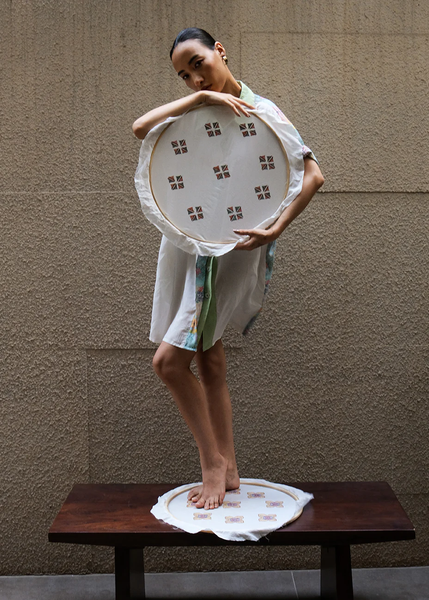 Kaili Ivory Tunic