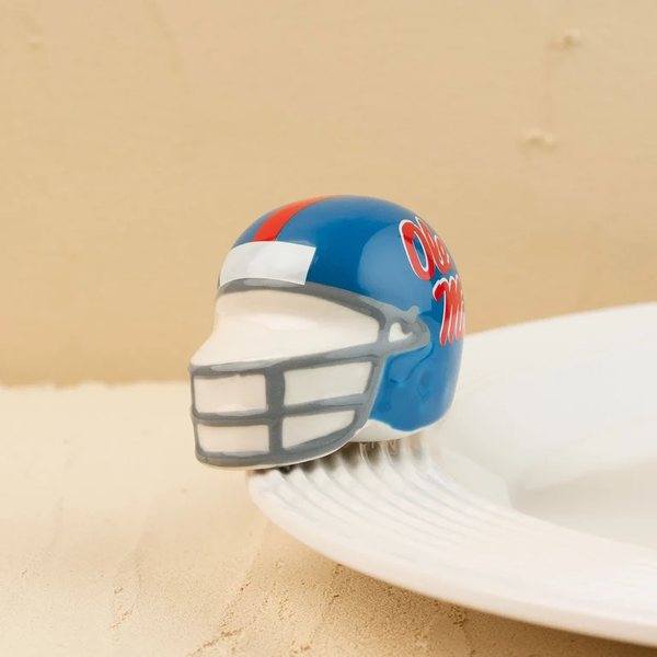 Nora Fleming Mini - Ole Miss Helmet Mississippi