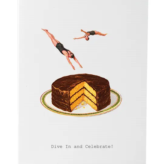 Dive in & Celebrate Birthday Card