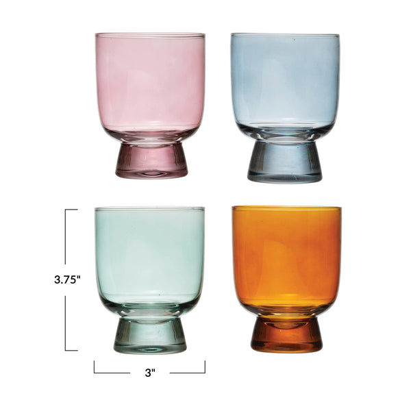 Colored Stemless Glasses