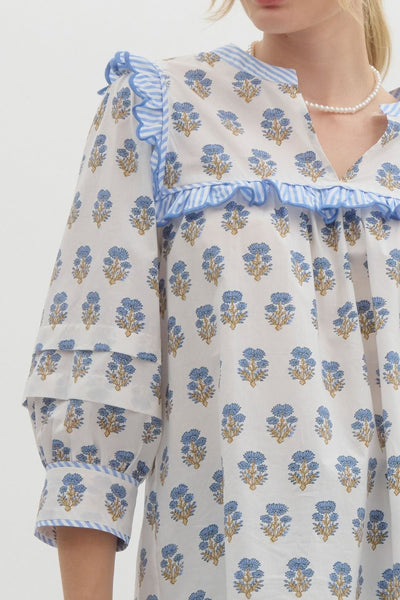 Puff Sleeve Pullover Top