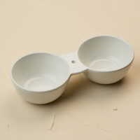 Nora Fleming Stoneware Pinstripes Double Dipper