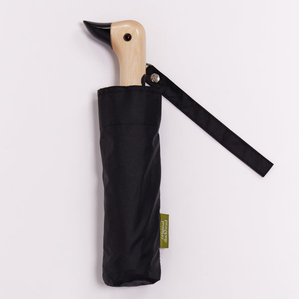 Black Eco-Friendly Compact Original Duckhead Umbrella