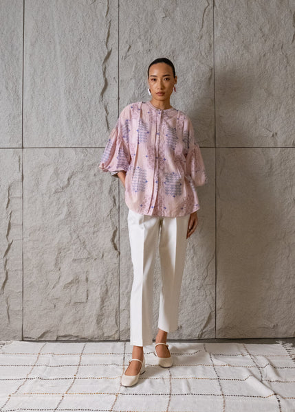 Joy Box Pleat Blouse