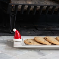 Nora Fleming Mini - Santa Stops Here