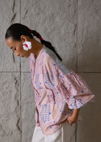 Joy Box Pleat Blouse