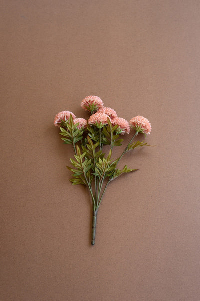 Faux Light Pink Ball Dahlias - bundle of 7