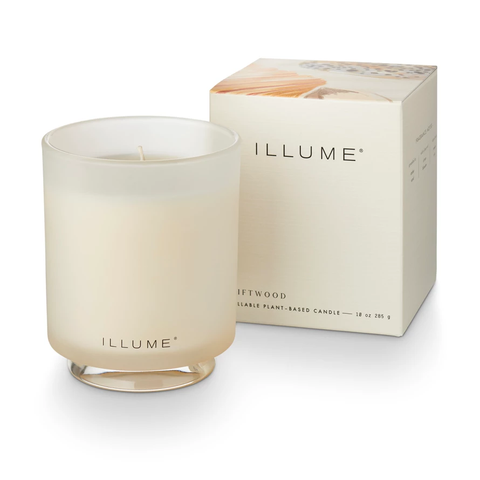 Driftwood Boxed Glass Candle