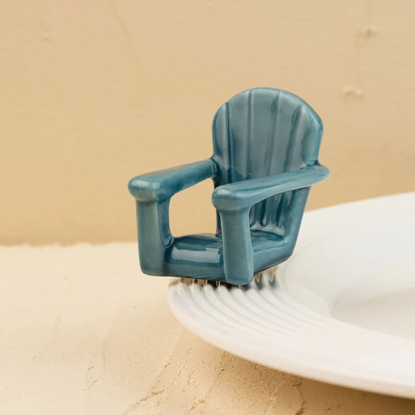 Nora Fleming Mini - Chillin' Chair Blue